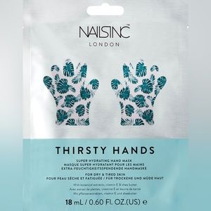 New Nails Inc. 2 Piece Thirsty Hands Hand Mask Bundle